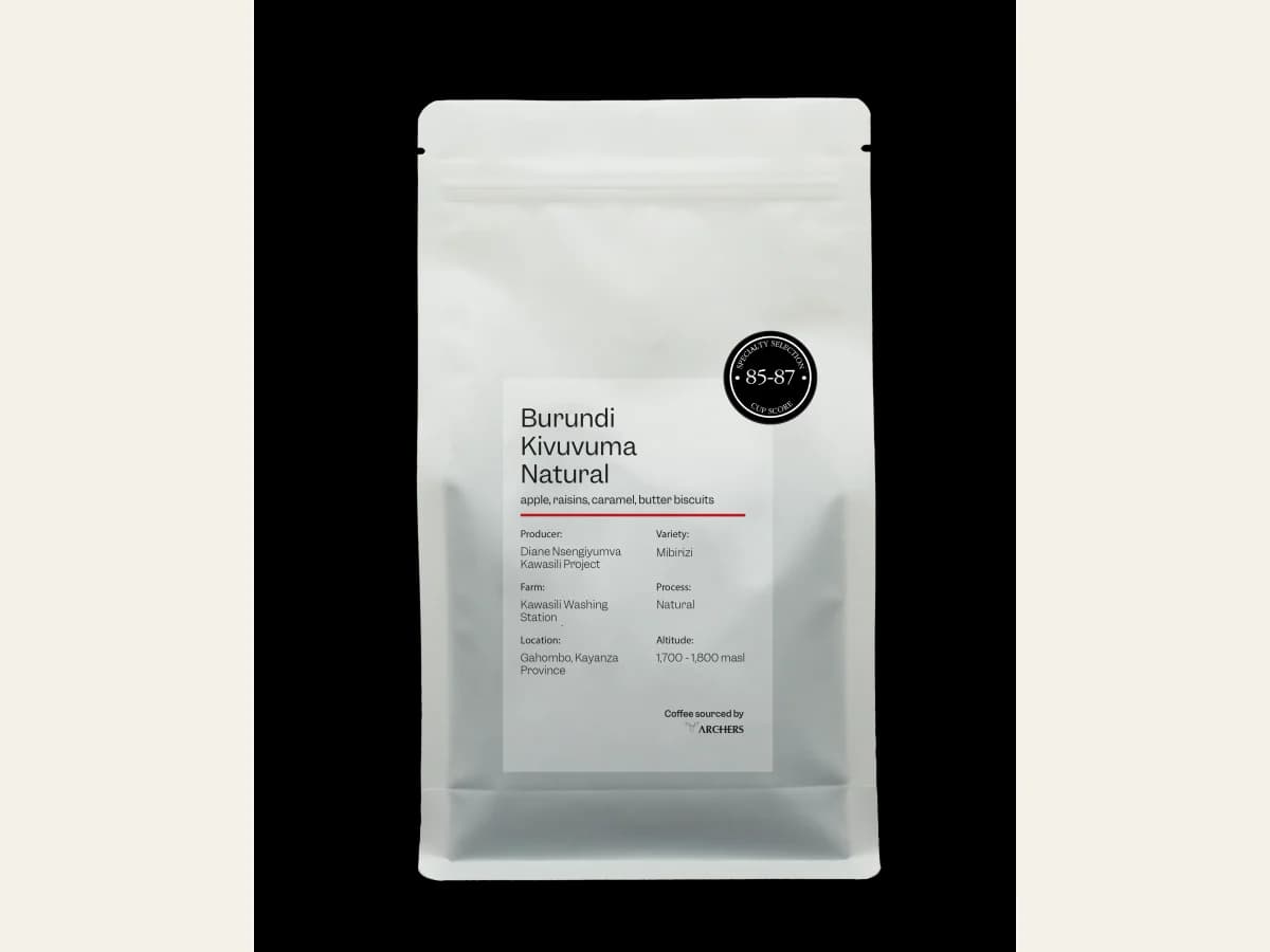 Burundi - Kivuvuma Natural coffee bag