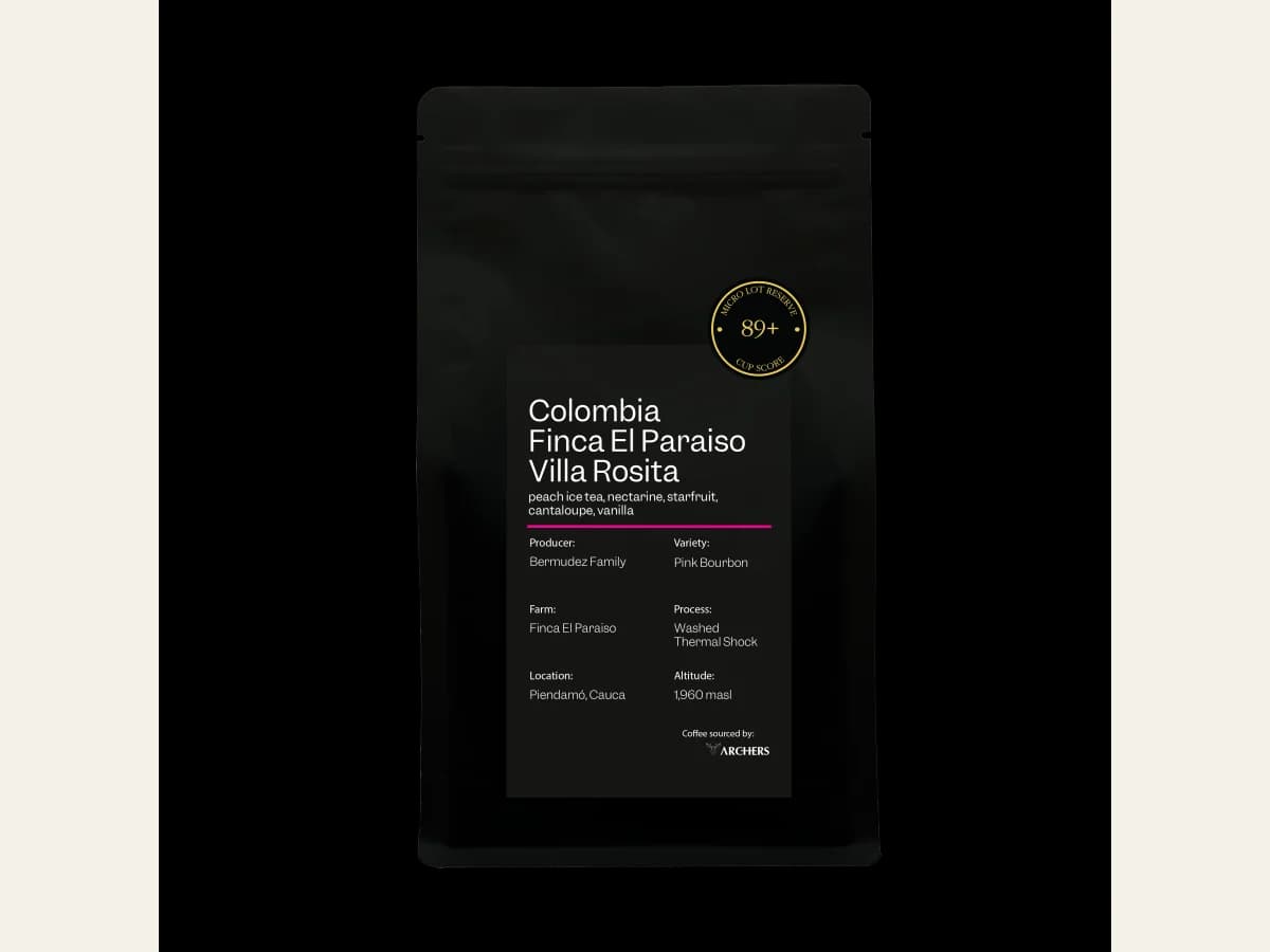 Colombia - Finca El Paraiso Villa Rosita coffee bag