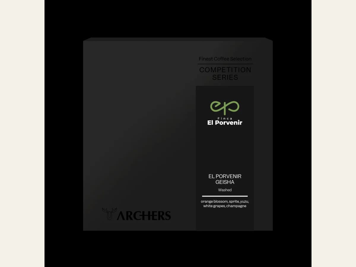 Archers Coffee Colombia - Finca El Porvenir Geisha Washed bag illustration