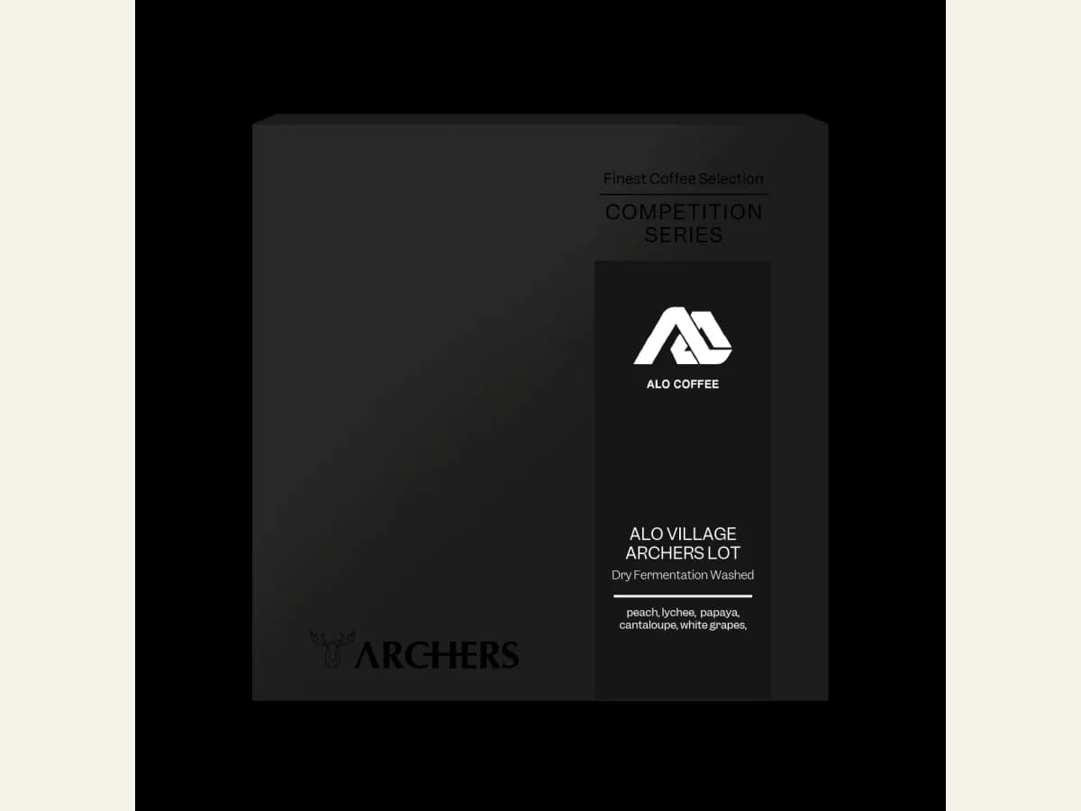 Archers Coffee Ethiopia - Alo Village Archers Lot 2 - DFW bag illustration