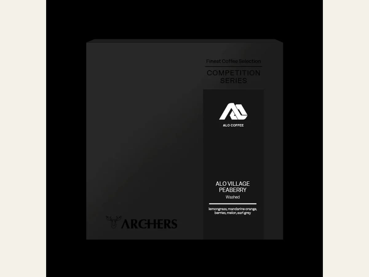 Archers Coffee Ethiopia - Alo Village, Washed Peaberry bag illustration
