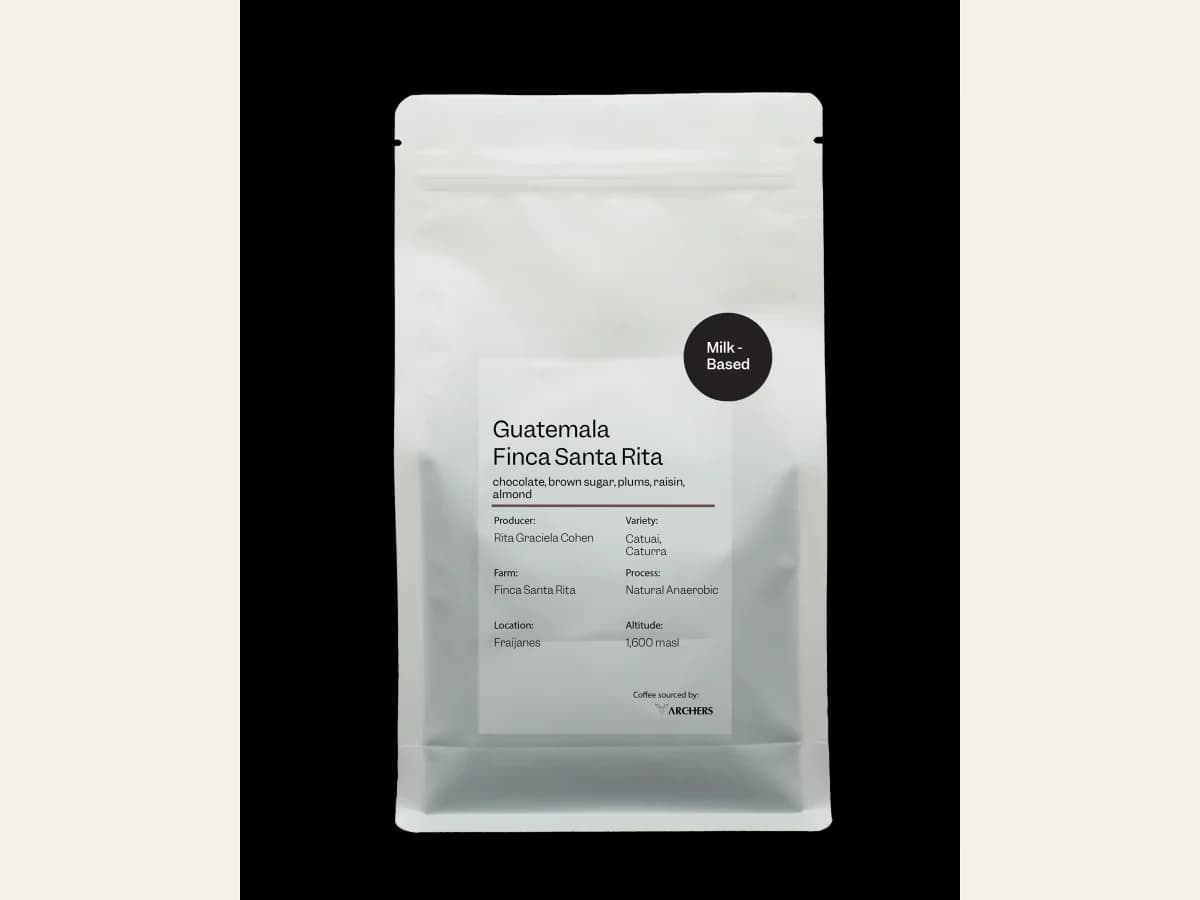 Archers Coffee Guatemala - Guatemala Finca Santa Rita bag illustration