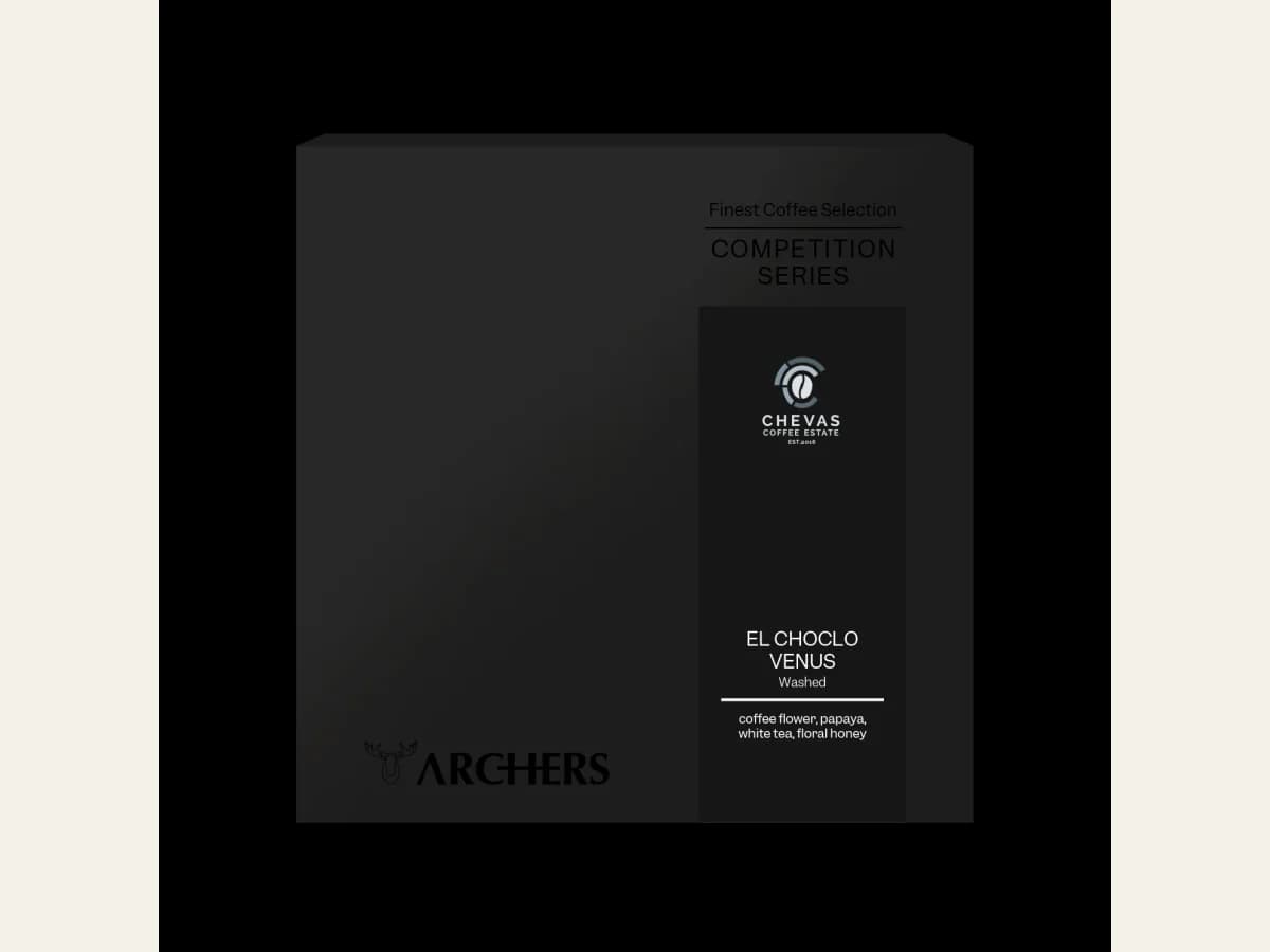 Archers Coffee Panama - Chevas Limited  El Choclo GW Venus bag illustration