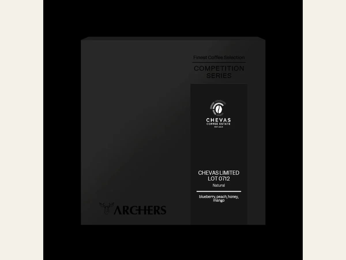Archers Coffee Panama - Chevas Limited GN Plano Lot 0712 bag illustration