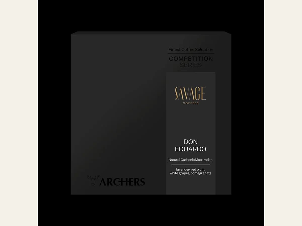 Archers Coffee Panama - Don Eduardo, Savage Coffees bag illustration