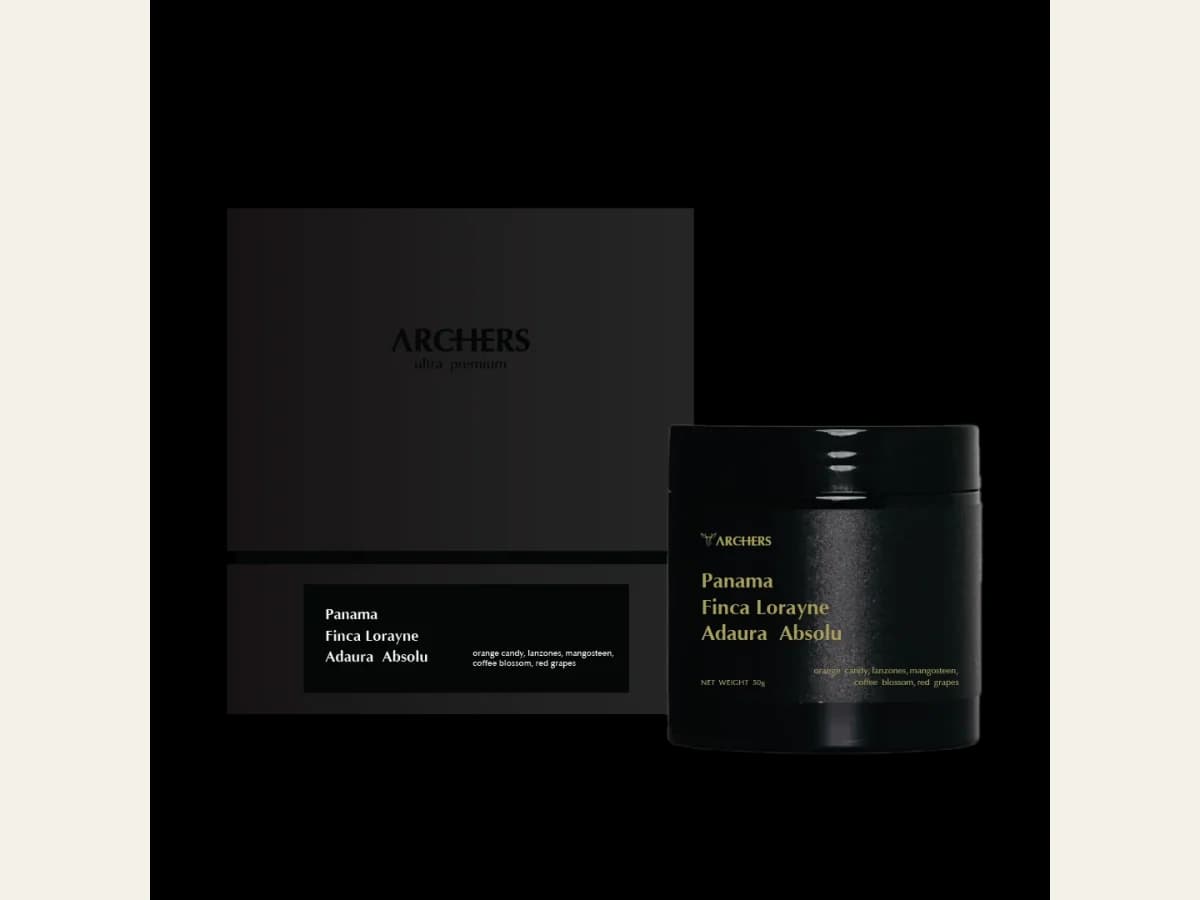 Archers Coffee Panama - Finca Lorayne, Adaura Absolu bag illustration