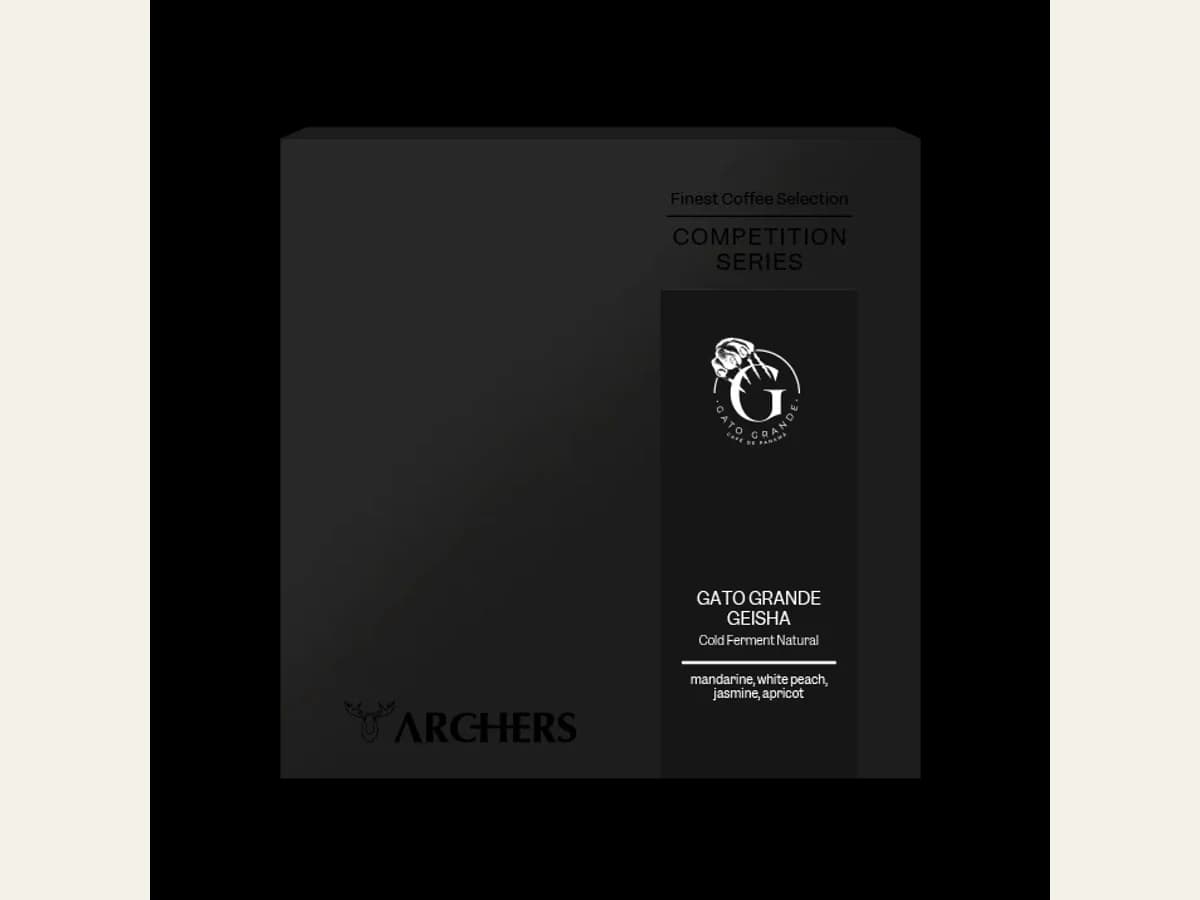 Archers Coffee Panama - Gato Grande Cold Ferment Natural bag illustration
