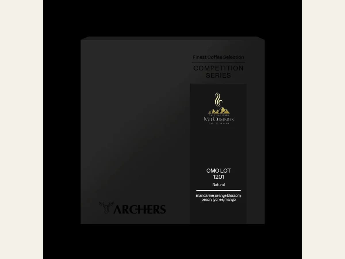 Archers Coffee Panama - Mil Cumbres OMO GN Lot 1201 bag illustration