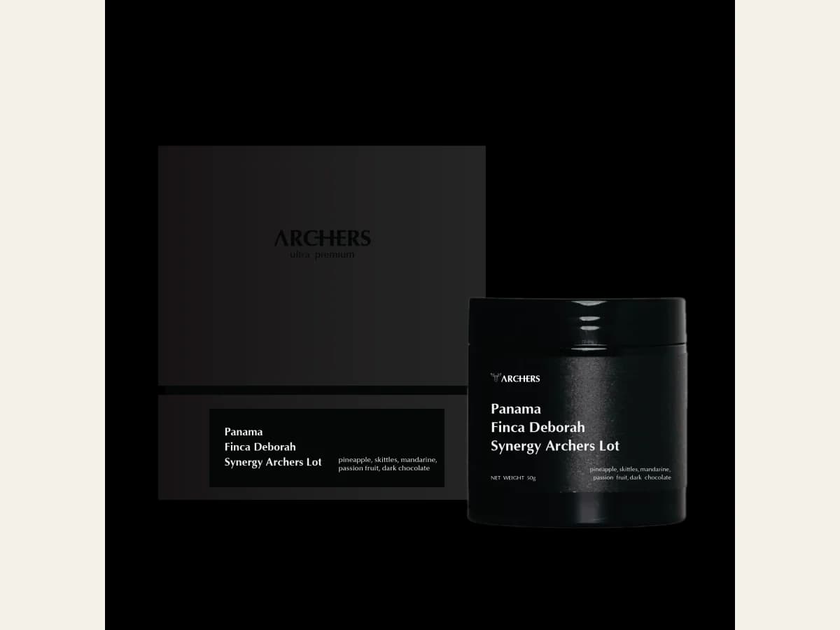 Archers Coffee Panama - Finca Deborah Synergy - Archers Lot bag illustration