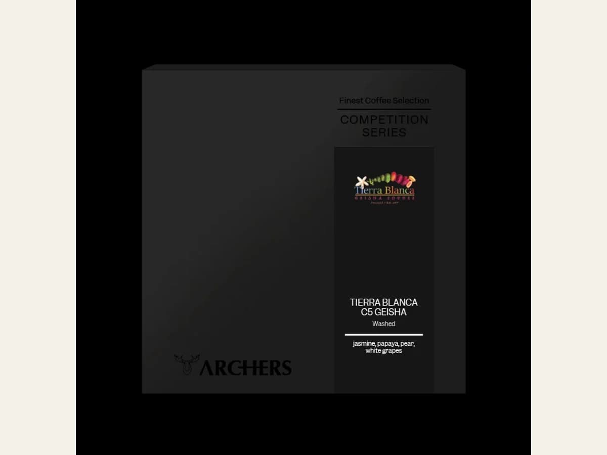 Archers Coffee Panama - Tierra Blanca C5 Geisha Washed bag illustration