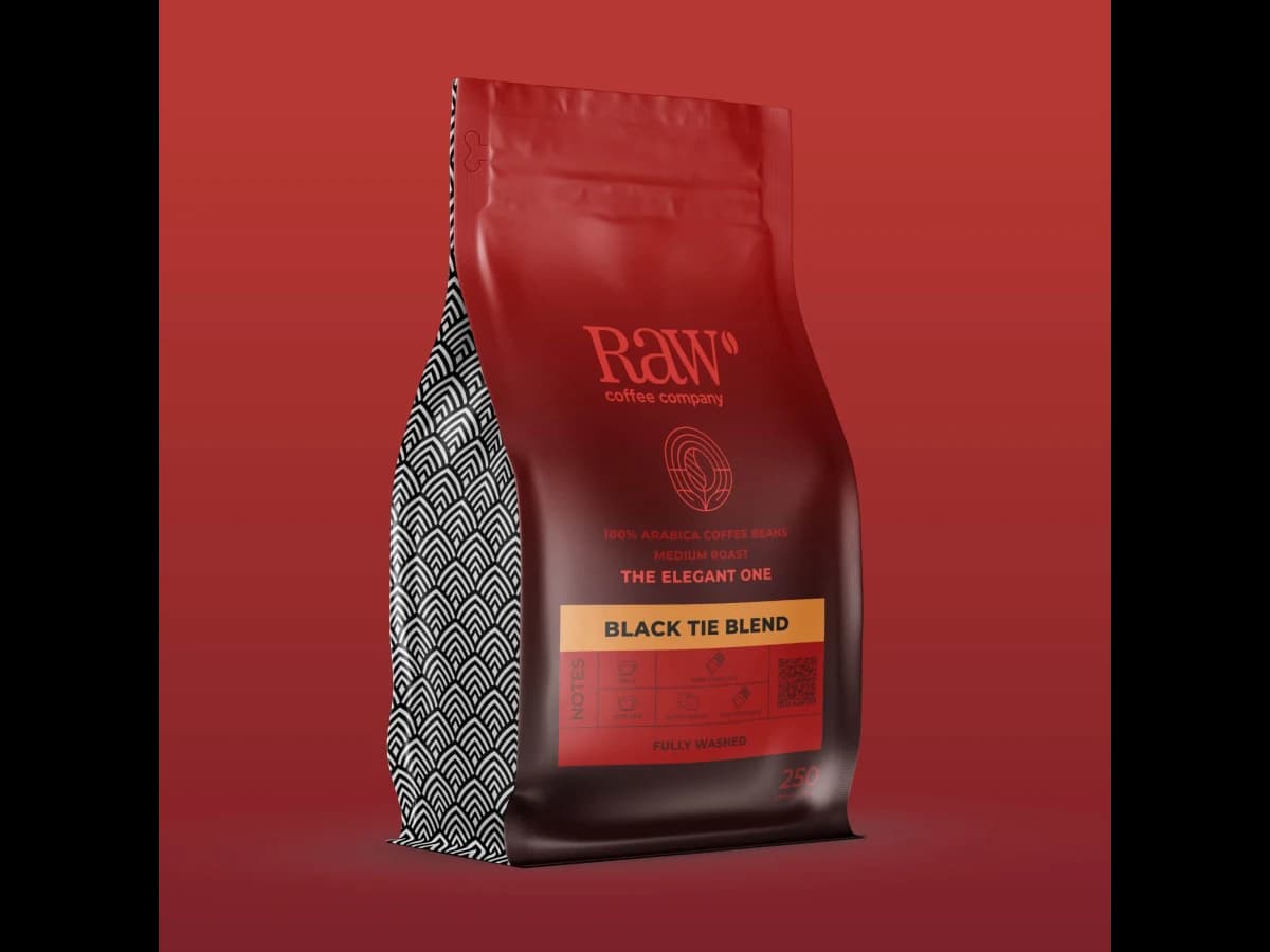 Black Tie Coffee Blend coffee bag