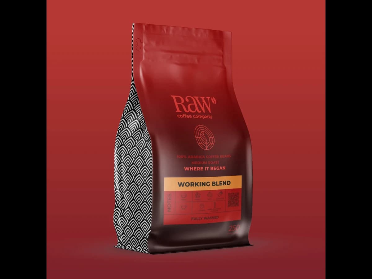 Working Coffee Blend coffee bag