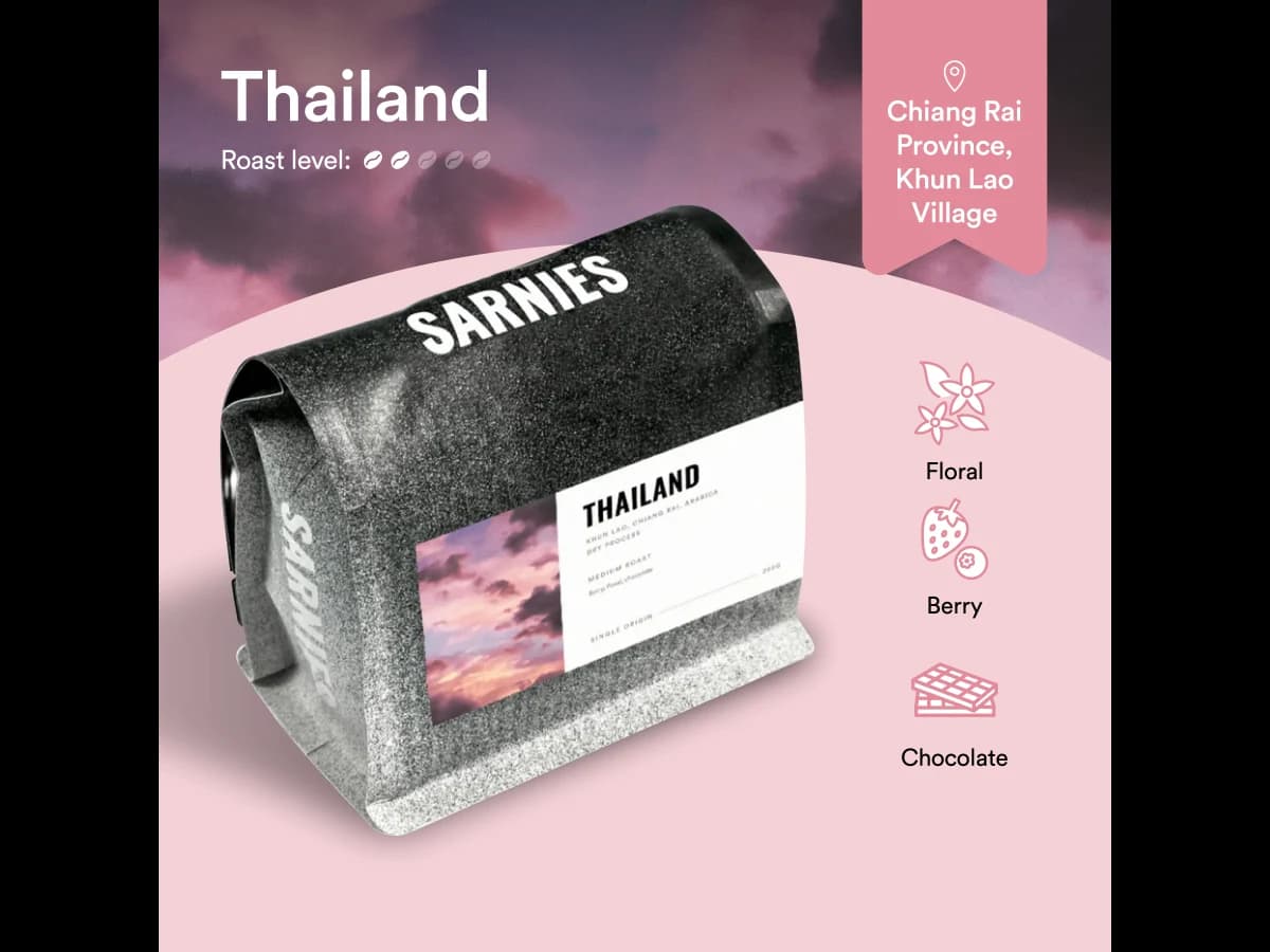 Thailand Khun Lao coffee bag