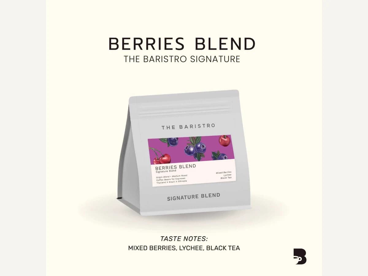 Berries Blend coffee bag