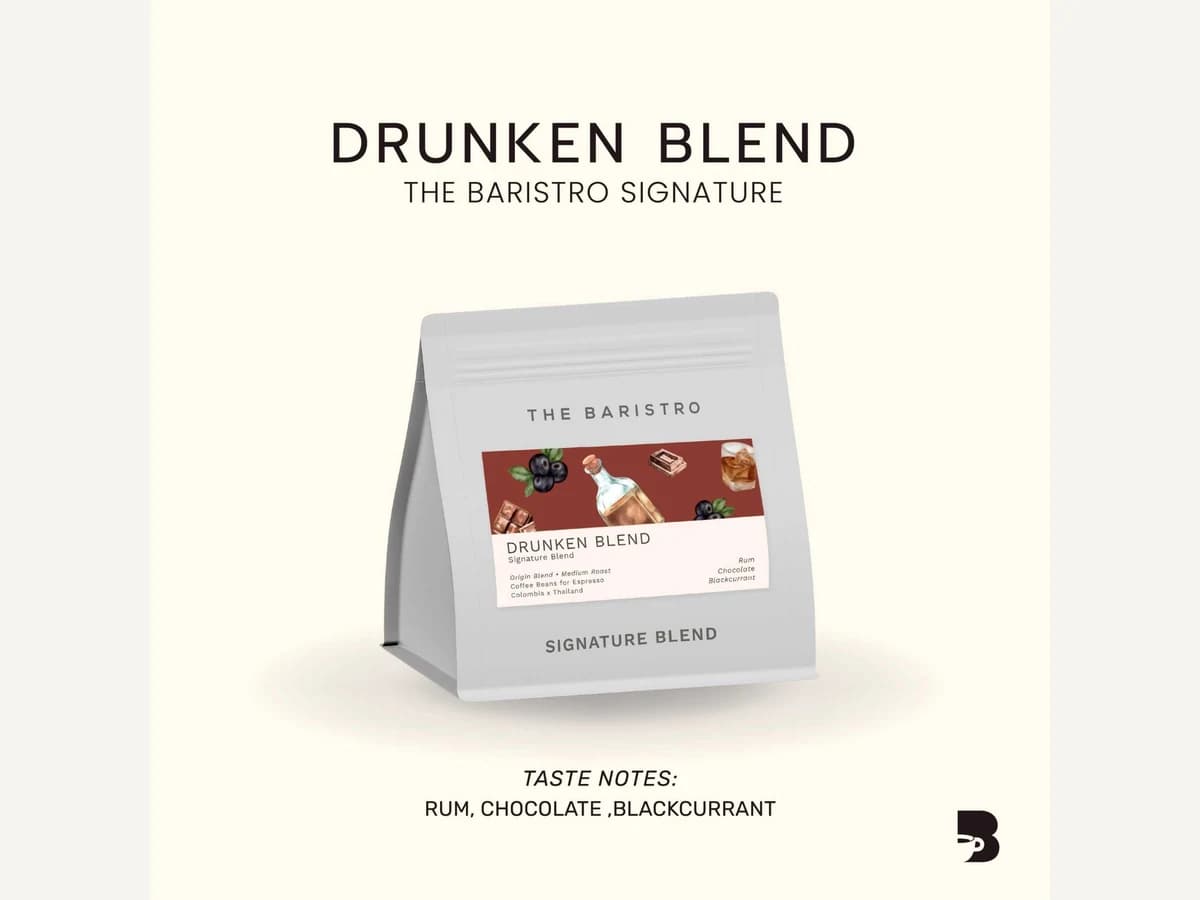 Drunken Blend coffee bag