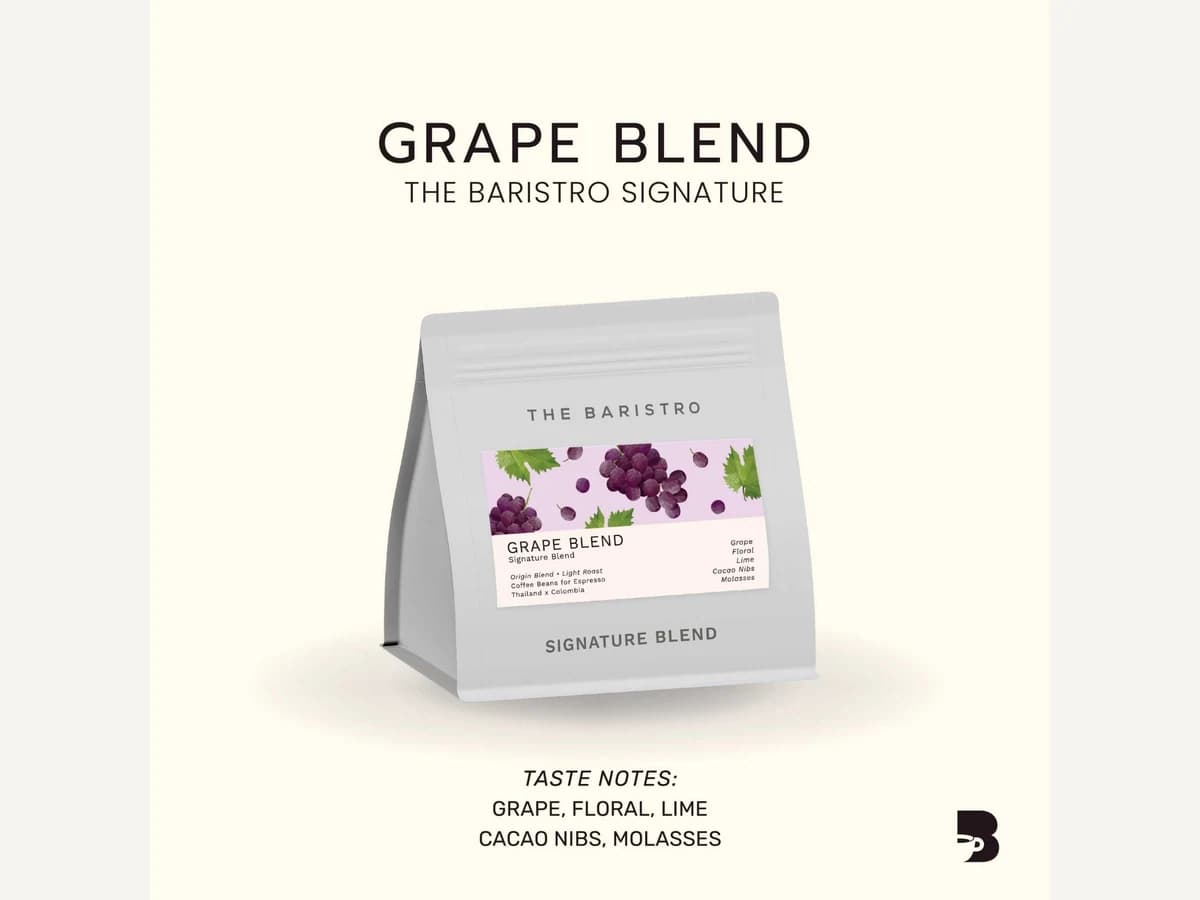 Grape Blend coffee bag