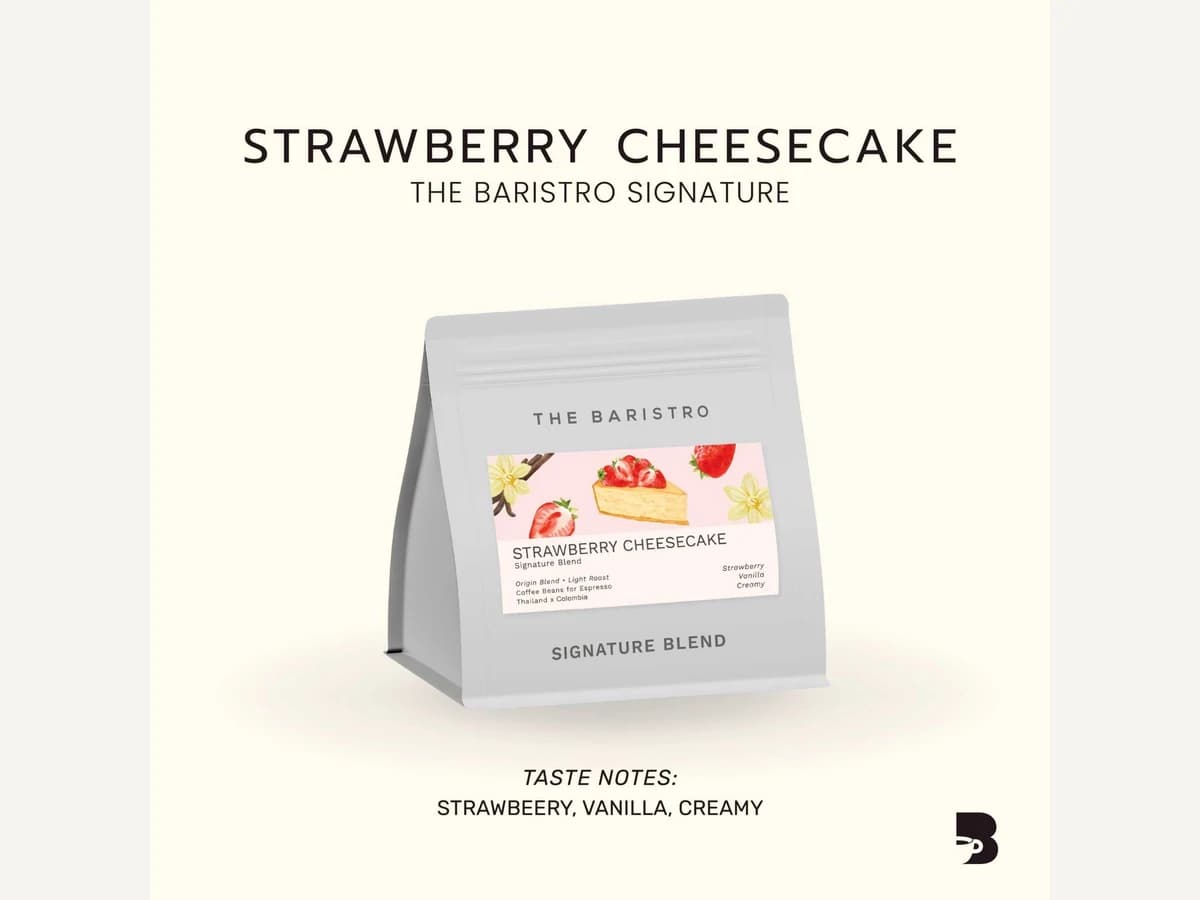 Strawberry Cheesecake coffee bag