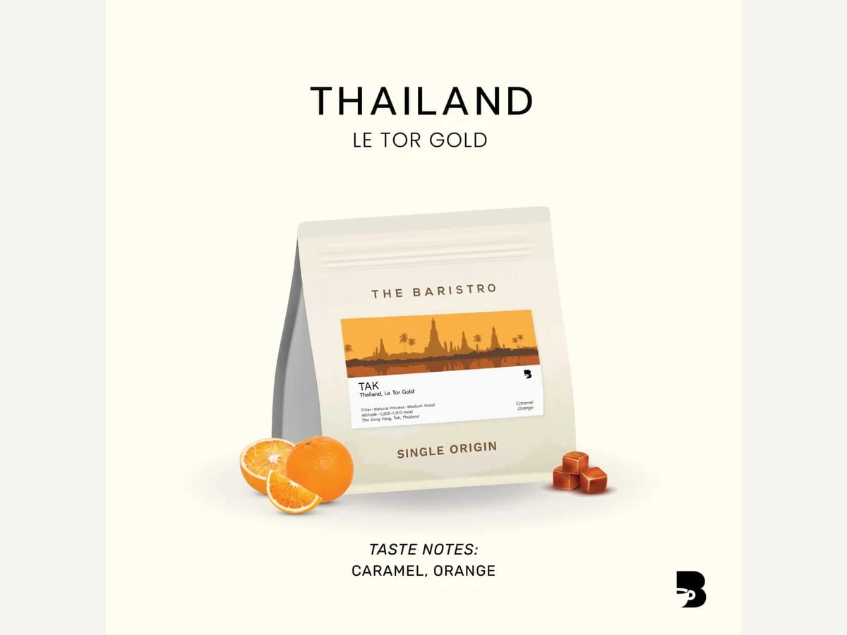 Thailand Le Tor Gold coffee bag