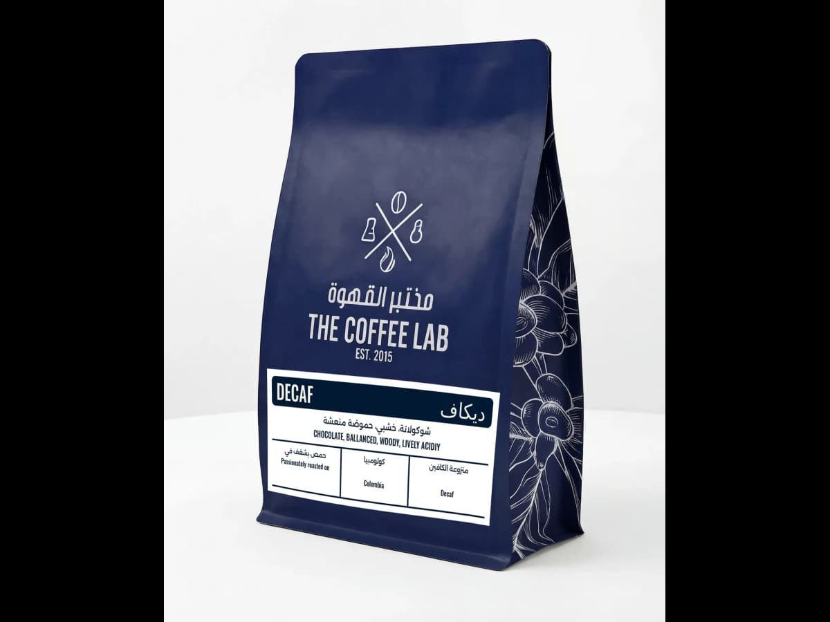 Decaf coffee bag