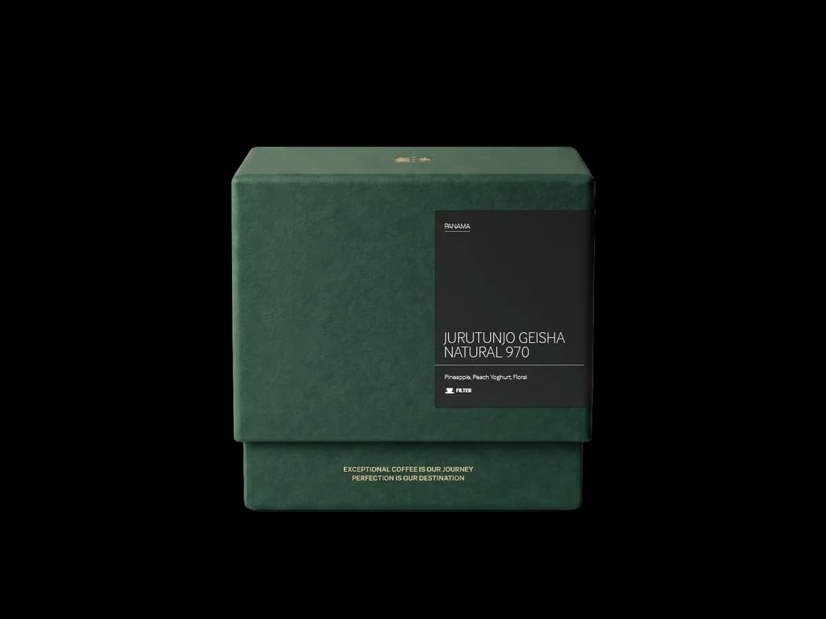 Jurutunjo Geisha Natural 970 coffee bag