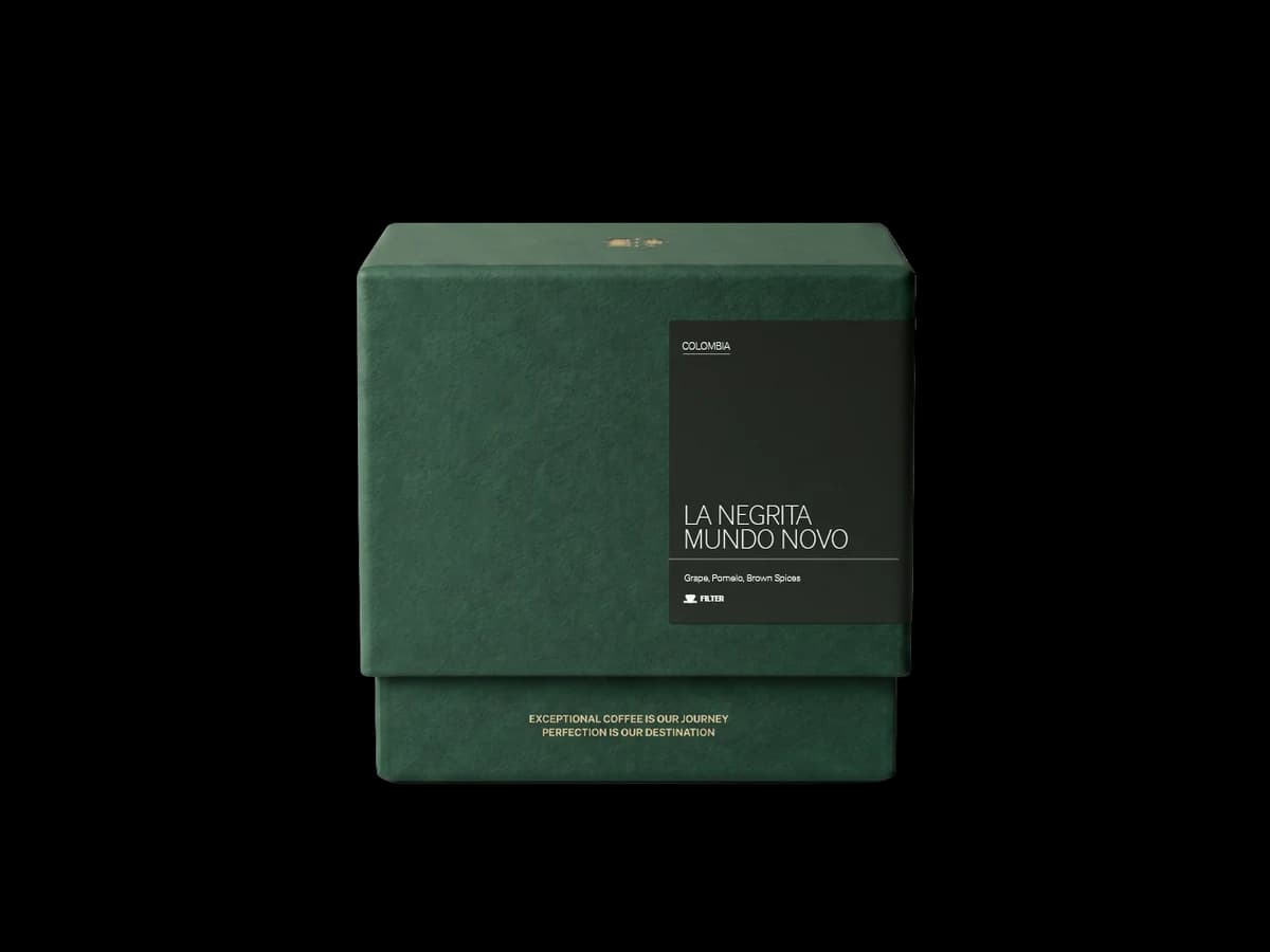 La Negrita Mundo Novo coffee bag