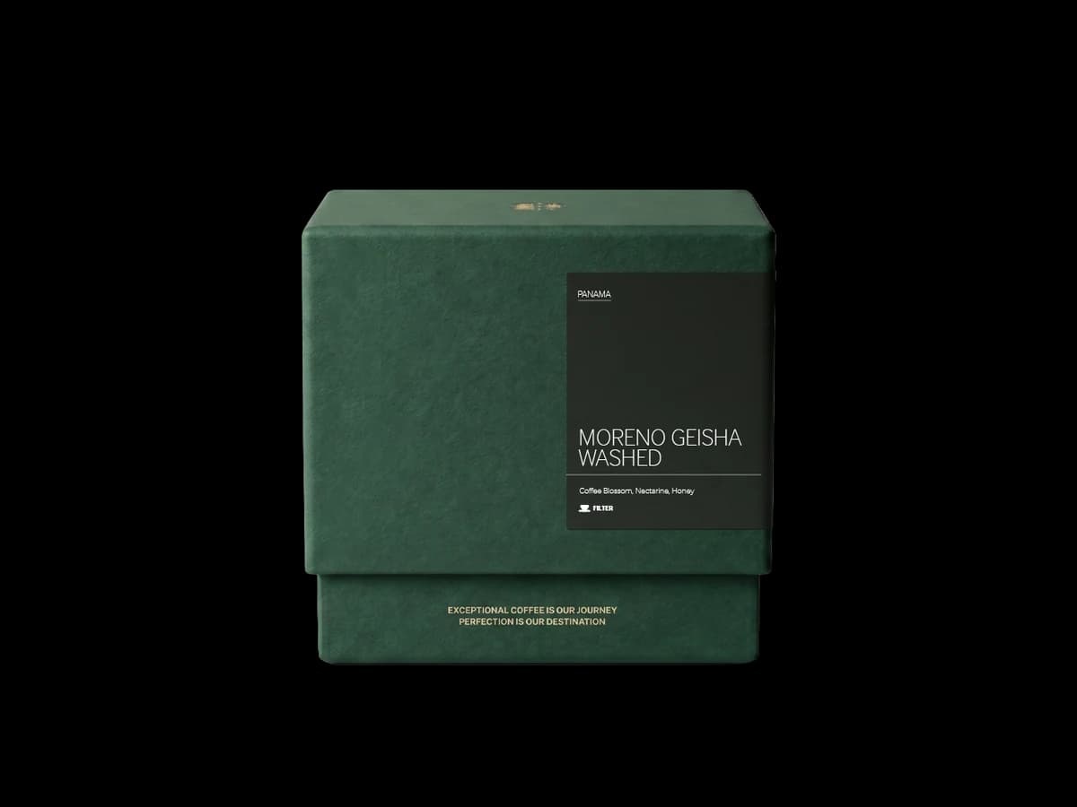Moreno Geisha Washed coffee bag