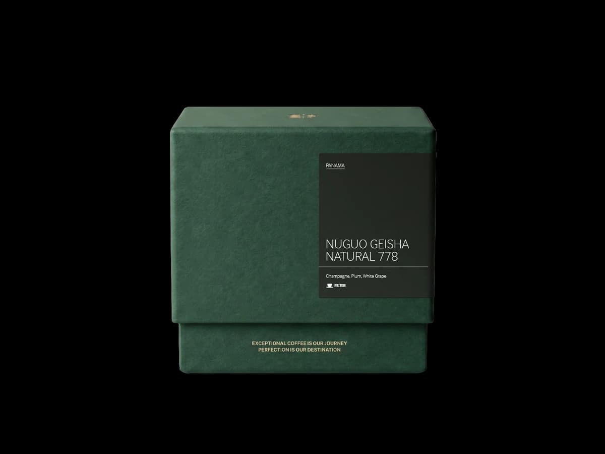 Nuguo Geisha Natural 778 coffee bag