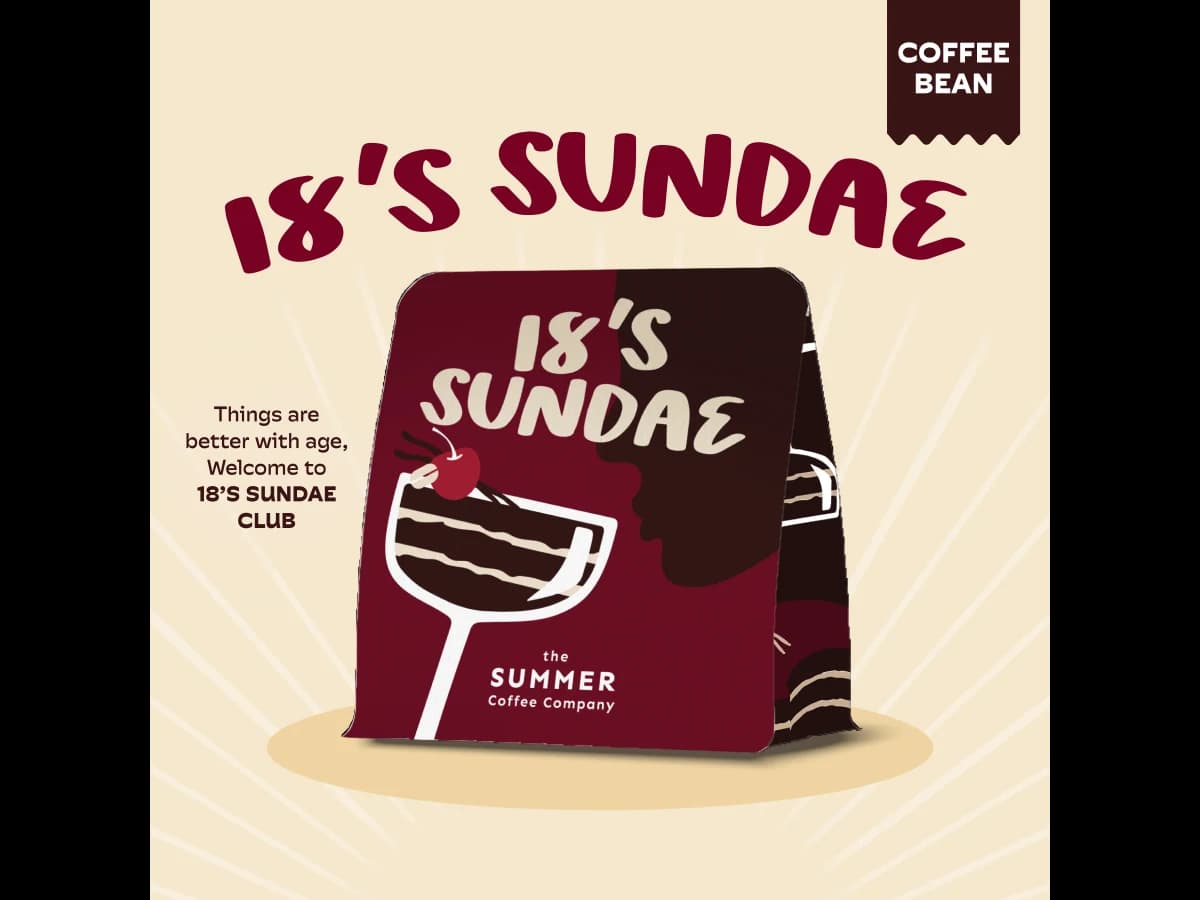 18's Sundae coffee bag