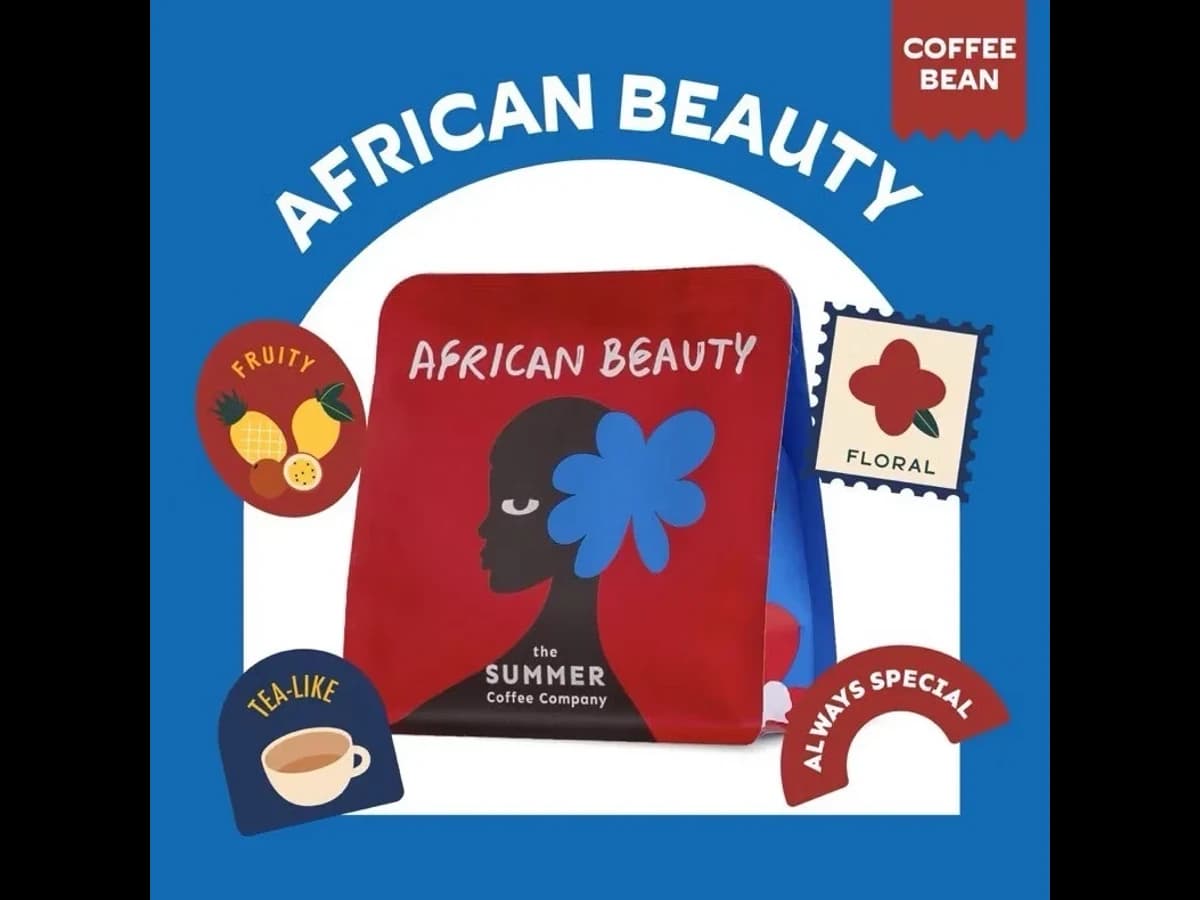 The Summer Coffee Company African Beauty coffee bag