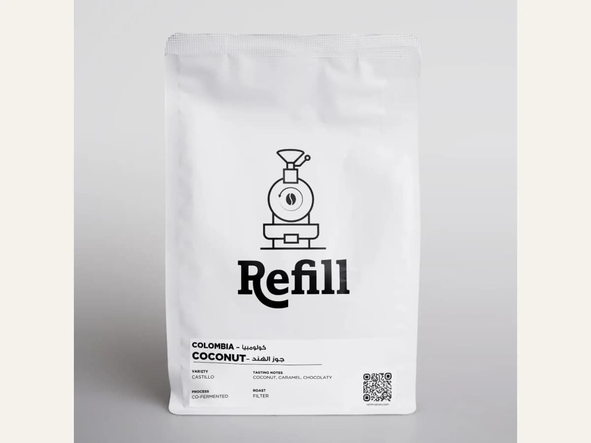 Colombia Coconut coffee bag