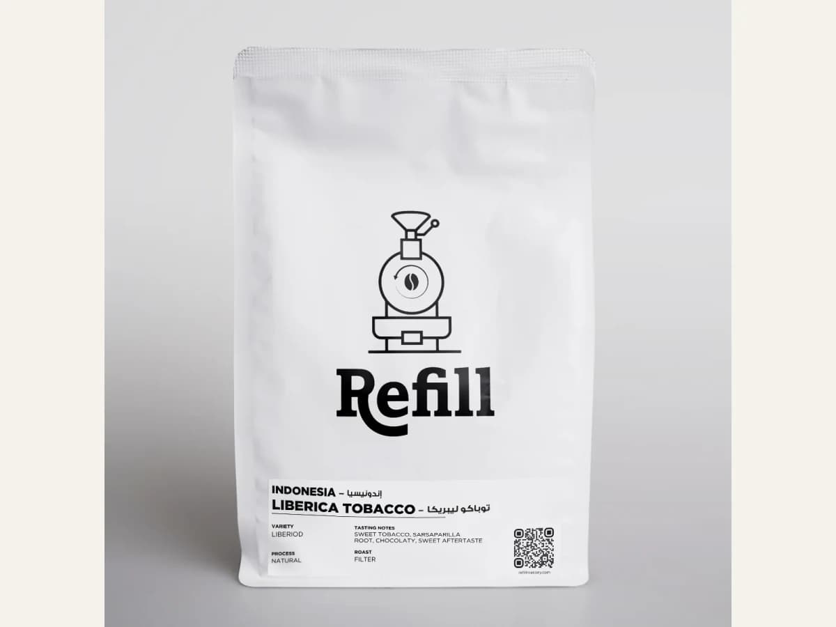 Indonesia Liberica Tobacco coffee bag
