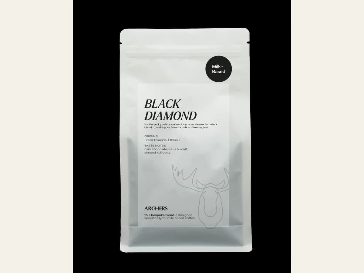Black Diamond coffee bag