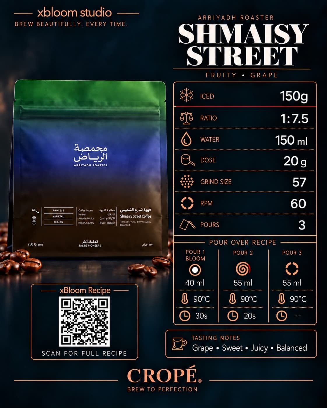 Arriyadh Roaster Shmaisy Street bag illustration