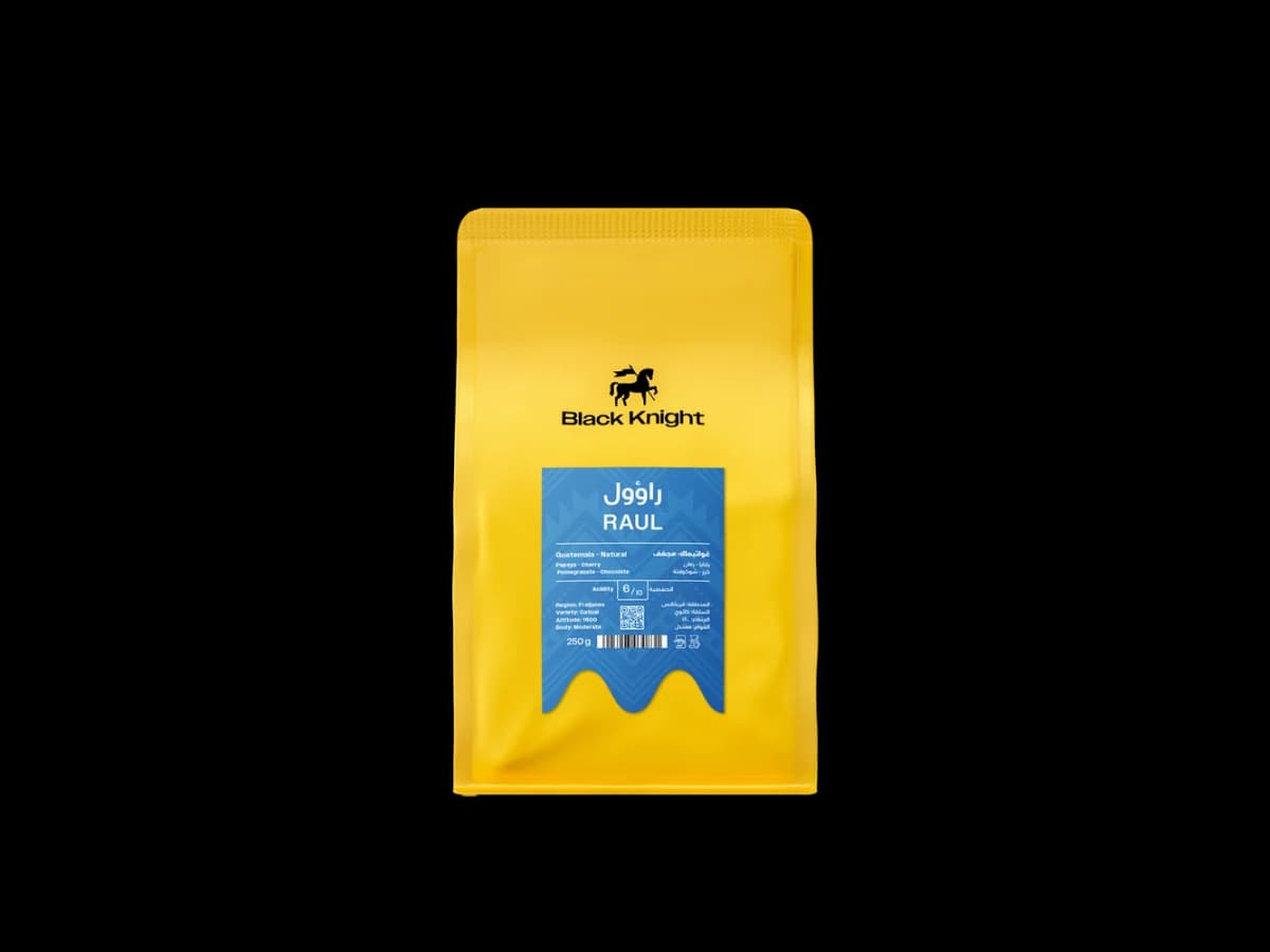 Black Knight Raul coffee bag