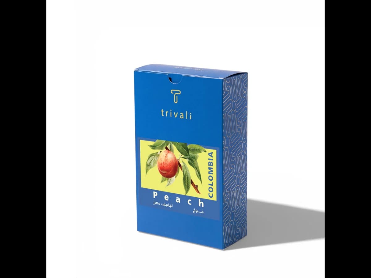 Peach coffee bag
