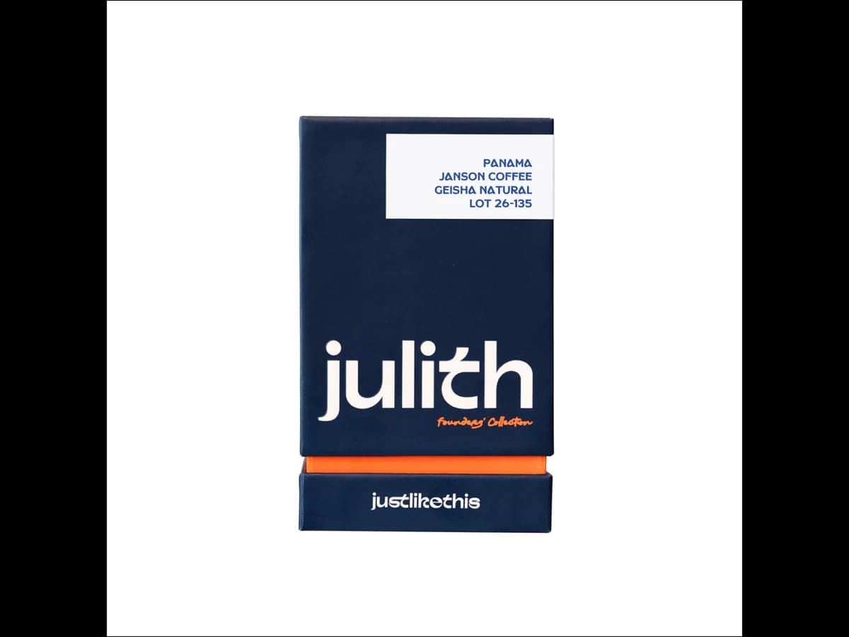 Julith Coffee & Roastery Panama Janson Coffee Geisha Natural Lot 26-135 bag illustration