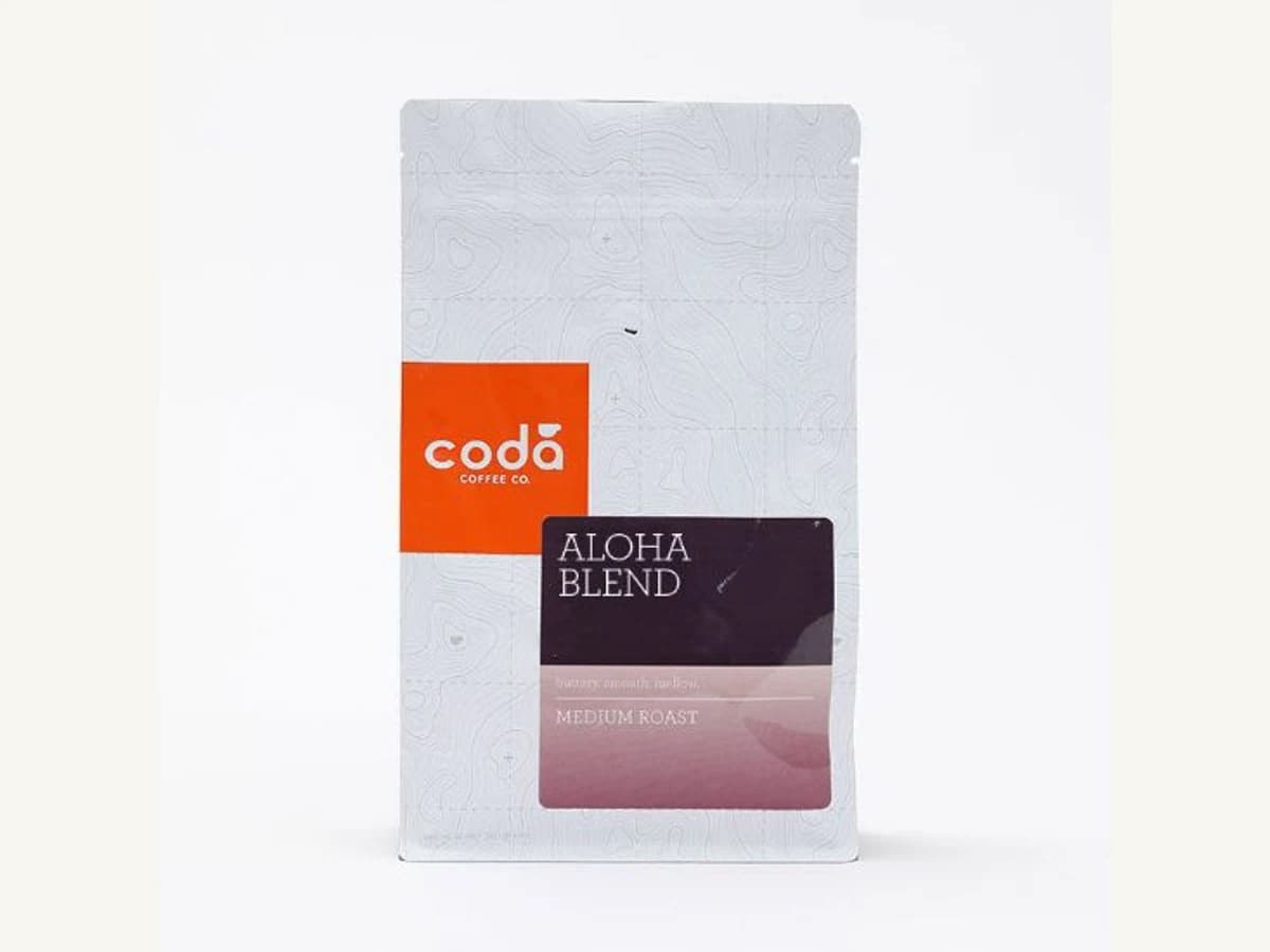 Coda Coffee Company Aloha Blend bag illustration