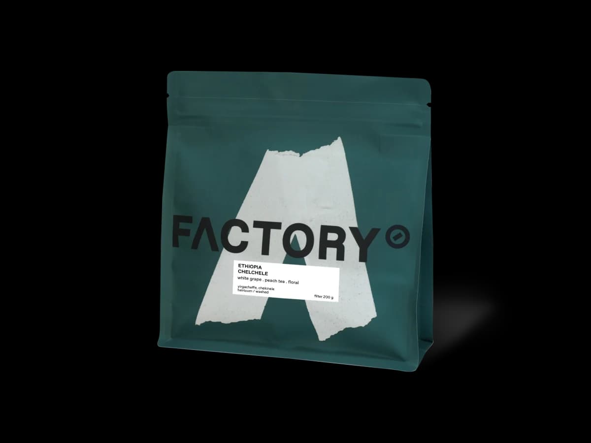 Factory Coffee Ethiopia, Chelchele (Heirloom) - Washed bag illustration