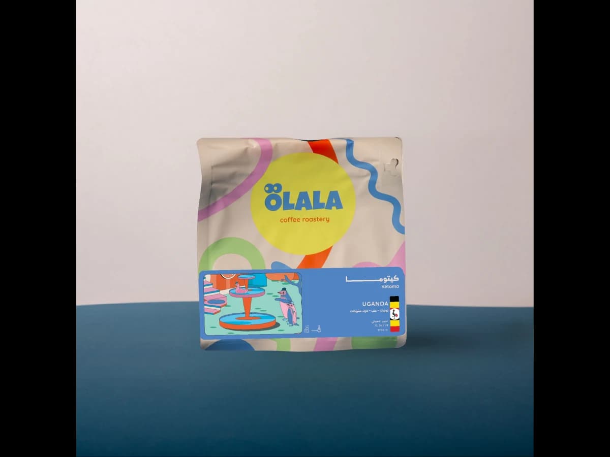ÖLALA Coffee Roastery Ketoma bag illustration