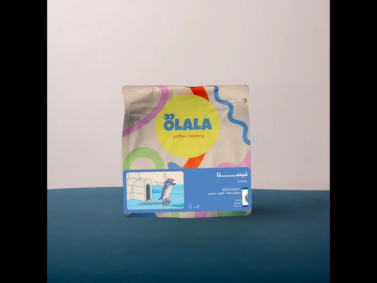 ÖLALA Coffee Roastery Vista bag illustration