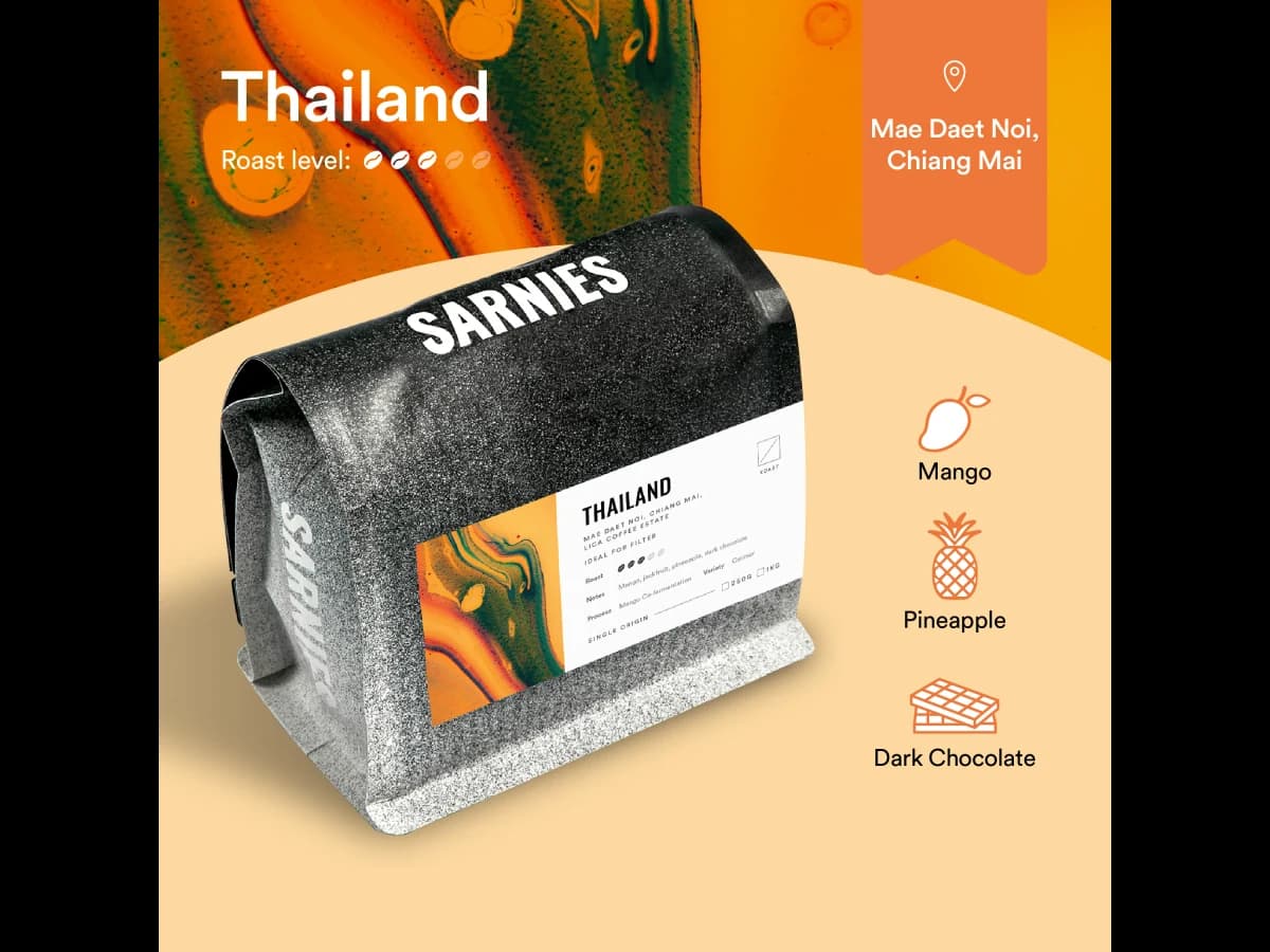 Sarnies Lica Estate Mango Co-Ferment bag illustration