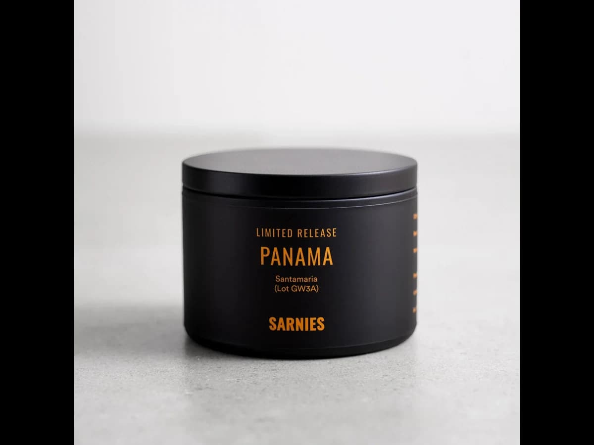 Sarnies Panama Santamaria Geisha Washed GW3A bag illustration