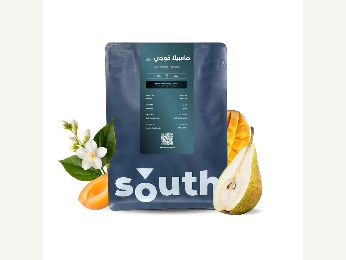 South Coffee Guji Hambela bag illustration